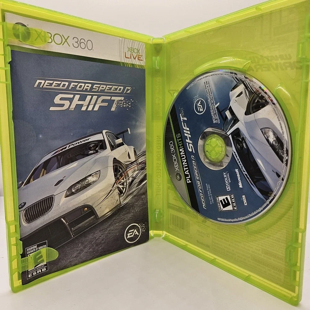 Need for Speed Shift Xbox 360 Platinum Hits‎ Complete EA Racing Game